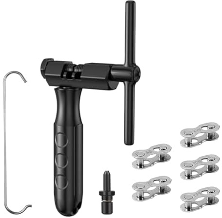 Kettennieter Fahrrad Fahrradketten Nieten Fahrradkette Reparatur Set für 6 bis 12-Fach und Singlespeed Ketten, Fahrradkette Werkzeug Entfernen und Anbringen Fahrrad Ketten für Mountainbike, Citybike