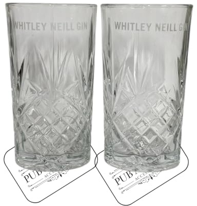 Laurie's Pub and Bar Accessories | Whitley Neill Gin Tumbler Glass | Set of 2