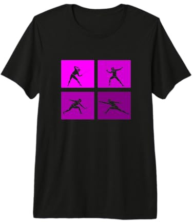 Esgrima Deportiva Jugadores Juego Fencing Esgrima Camiseta Premium