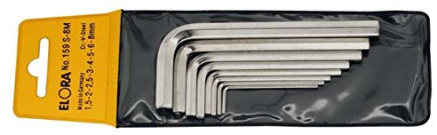 Elora Winkelschraubendreher-Satz, 14-teilig 1/16-3/4 Zoll AF mit SB-Tasche, 1 Stück, 159S-14A