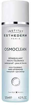 Institut Esthederm - Osmoclean - Struccante Alta Tollerabilità Occhi e Labbra - Bifasico - Struccante Delicato - Flacone 125 ml