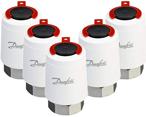 Danfoss Thermot Thermischer Stellantrieb Fussbodenheizung 088H3220 Stellmotor (5 Danfoss Stellantriebe (12,15 EUR/ Stück))