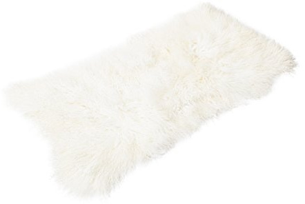 Reissner Lammfelle Tibet Lammfell Auflage TP1 60x120cm Farbe naturweiß JAY01 TP1