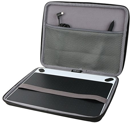 co2CREA Étui de Rigide pour Wacom Intuos 3D/Art Medium Tablette Graphique | Coque Rigide en EVA, Protection Antichoc, Étui Uniquement