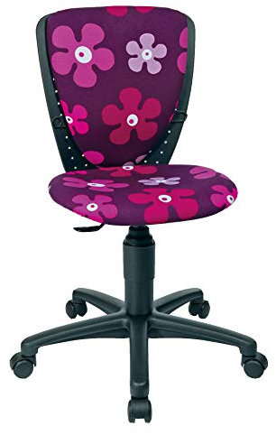 TOPSTAR Kinderdrehstuhl S´cool 3 - Motiv Blumen lila