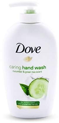 DOVE Lavaggio a mano - cetriolo e tè verde, confezione da 6 (6 x 250 ml)