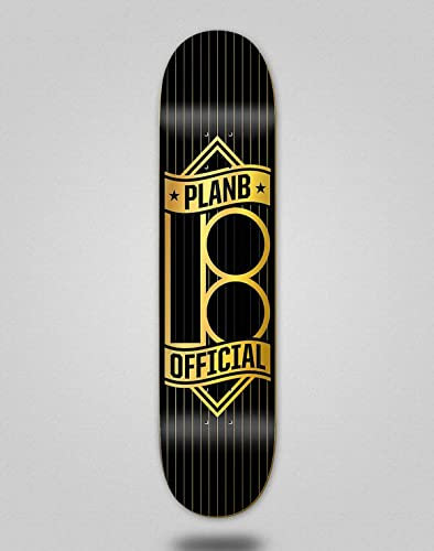 Plan-B Monopatin Skateboard Deck Banner Gold 20,3 x 31,75
