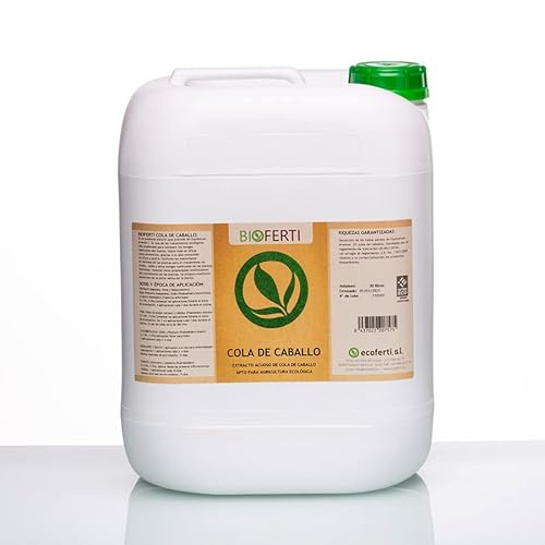 BIOFERTI COLA DE CABALLO. DECOCCIÓN DE EQUISETUM ARVENSE. APTO PARA AGRICULTURA ECOLÓGICA (20 Litros)
