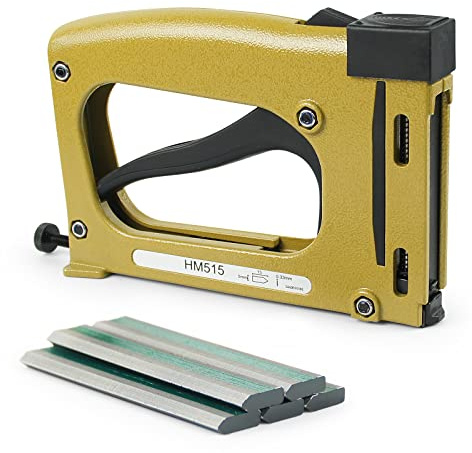 HM515 Pointeur manuel-léger 0,62kg 1000 pointes pour cadres photos | 1000 pointes incluses, ergonomique, sans air ni électricité, compact, durable, pour panneaux arrière, encadrement & chevalets