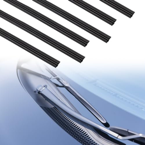 KFDDRN 8 pezzi tergicristallo in gomma gomma 800 mm tergicristallo anteriore gomma di ricambio universale compatibile con tutti i tergicristalli tagliabili