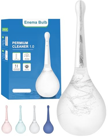 Po Dusche Einlaufgerät Darmreinigung – Podusche mit 5 Düsen,Irrigator Darmspülung Anti-Rückfluss-Ventil,Intimdusche zur Analdusche und Vaginaldusche
