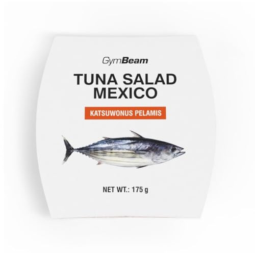 GymBeam Insalata di Tonno alla Messicana 12x175g, Delizioso Mix di Tonno, Fagioli Rossi, Mais, Ricca Fonte di Proteine, Sapore Leggermente Piccante, Basso Contenuto di Grassi Saturi e Zuccheri