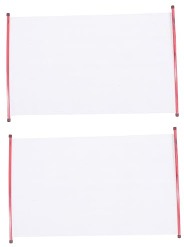 Lurrose 2 Stück Chinesische Kalligrafierollen aus Weißem Stoff mit Saugfähigkeit zum Üben von Pinsel Kalligrafie und Kanji zum Aufhängen Geeignet für Anfänger
