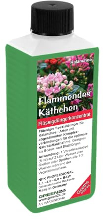Kalanchoe-Dünger - Flüssiger NPK Dünger für Flammendes Käthchen und Goethe-Pflanze 250 ml