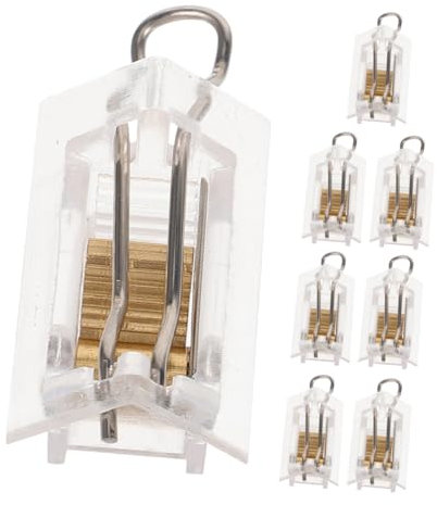 HOLIDYOYO Venetian Blind Cord Locks Pom Material Window Blinds Accessories 8pcs and Multifunctional Use Cord Locking Function for Curtains Bamboo Shades for Household Window Treatments