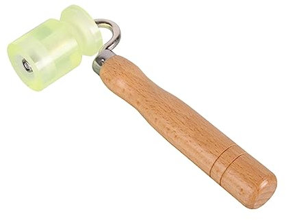 DIYEAH Wandtapeten Roller Holz Nahtflaches Rad Druckwerkzeug für Verschiedene Tapetentypen Langlebig und Komfortabel Anwendung für Vlies und Stofftapeten