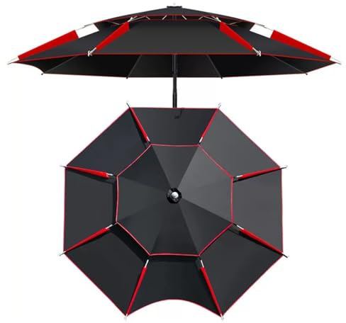 Ombrellone da Spiaggia 200/220/240cm Antivento Resistente, Ombrello Mare Portatile, Ombrelloni da Spiaggia Alluminio, Anti UV 50, Parasole Viaggio Telescopico(200cm/6.5ft)