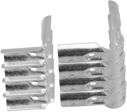 CIYODO 4pcs Stainless Steel Pipe Connector Heavy Duty Fence Connector Chain Link Fence Clamps Structural Clamps for DIY Projects