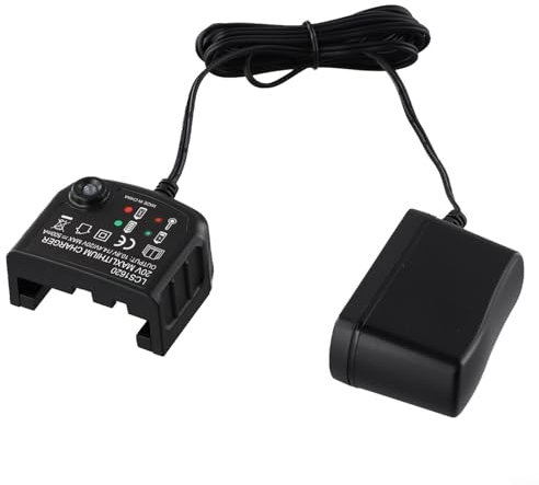 Feeshoppher LCS1620 Power Tool Battery Charger Compatible With For-Black&Decker 20V Lithium Batteries LBXR20 LBXR20-OPE LB20 LBX20 LBX402 With LED Charging Status Indicator