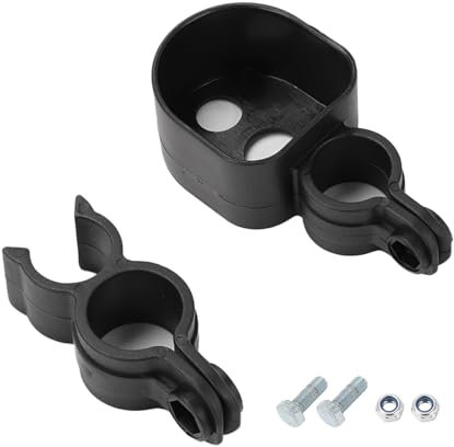 GeluEla 2 Sätze Rollstuhl Stockhalter,Stockhalter für Rollator,Stockhalter für Gehstöcke Krückenhalter für Rollstuhl,Gehstock Halterung Rollator Zubehör für Krücke Holder Universal Electric Scooter