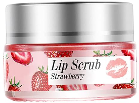 Gommage pour les lèvres Exfoliant pour les lèvres Hydratant de nuit Crème de sommeil Baume réparateur Fraise.