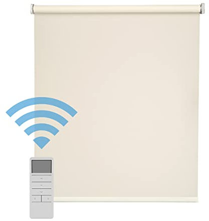 Easydeco - Daylight Translucent Electric Motor Roller Blind (Beige, 180_x_250_cm)