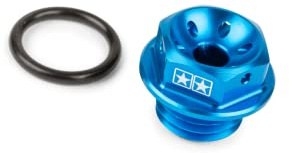 tappo ingresso olio stage6, blu per Minarelli AM6 | Alluminio 7075, O-ring, S6-SSP142/BL, vite ingresso olio compatibile con Rieju MRT 50, Generic Trigger 50 SM