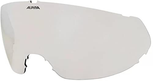 Alpina Ersatzvisier für Alto Varioflex Visier-Skihelm (904 Silber, für 51-55 cm)