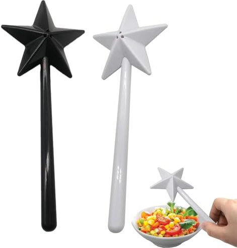 JJKTO Salt and Pepper Shaker Magic Wands The Seasoning Bottle Refillable Spice Tools Seasoning for Kitchen, Restaurant，Magic Stick，Seasonings Spice Dispenser with Holes 7,09 In