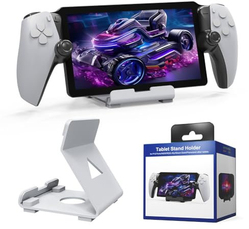 Fiorky Desktop Handheld Game Console Holder with Anti-Slip Silicone Pad Tablets Stand Game Machine Stand for PS5 Portal Steam Deck ROG Switch, 1DE0VF7MS7GF1GE8ZA7