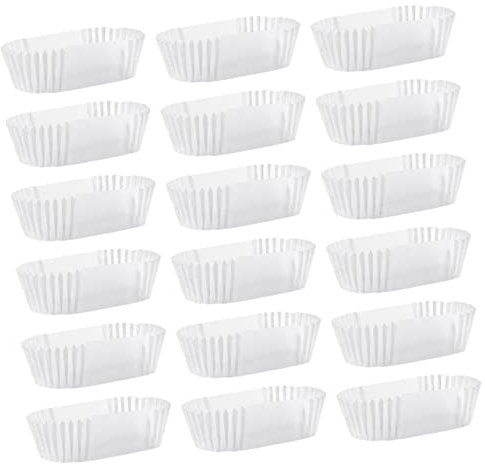 Zerodeko 2000pezzi Pirottini Di Carta Rettangolari Per Dolci Pz Pirottini Da Forno Decorativi Per Dolci Tazze Di Carta Per Torte Al Forno