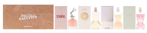 Miniatur-Set von Jean Paul Gaultier für Damen - 4-teiliges Mini-Geschenkset Scandal, Gaultier Divine, La Belle, alle 3 in 6 ml Classique EDT Spray