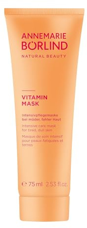 ANNEMARIE BÖRLIND VITAMIN MASK 75ml Bei Müder & Fahler Haut | Intensivpflegemaske, Vitalisierende Gesichtsmaske, Regt Zellerneuerung An, Antioxidative Wirkung, Anti-Aging, Glättend