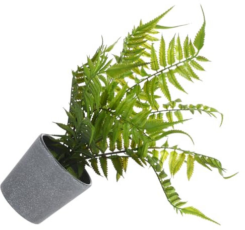 VINTORKY Elegante Künstliche Farne Bonsai-topfpflanze Zur Dekoration Einfache Wartung