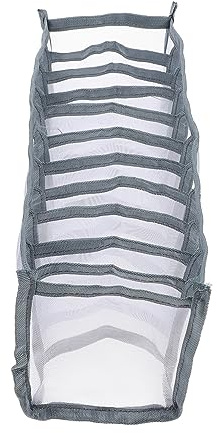 Holibanna Organizer Per Calzini e Mutande in Nylon Ecologico Scatola Portaoggetti Intimo Scomparti Salvaspazio Per Armadi Resistente e Anti-deformazione Per Casa e Viaggio