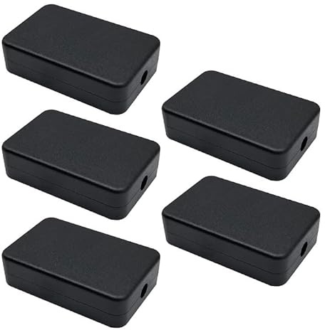 55 x 35 x 15 mm vattentät elektrisk kopplingslåda, ABS plastprojektlådor med skruvar för gör-det-själv-elektronikprojekt, inomhuskraftmodulfodral (55 x 35 x 15 mm)