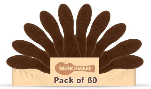 MUNCHWARE Edible Chocojoy Spoons | 100% Natural, Biodegradable & Crunchy Eco-Friendly Cutlery | Perfect for Ice Cream (60, Chocojoy)
