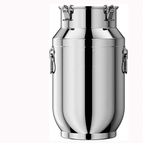 201 Bidon Inox 20 Litres Avec Robinet,Bidon a Lait Inox De Transport De Lait De Ferme Bidon De Baratte,capacity-2.5L
