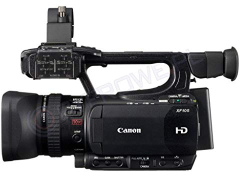 Canon XF 105 - Videocámara (CMOS, 2.37 MP, 1/0.0512 mm (1/1.3), 10 x, 4.25-42.5 mm, 30.4-304 mm) Negro
