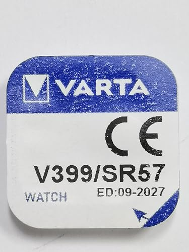 VARTA SR927W Lot de 5 piles bouton V399