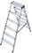Krause Double échelle dopplo, 1 pièce, 6 x 2 niveaux, 120359