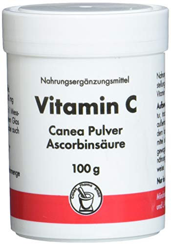 Pharma-Peter VITAMIN C CANEA Ascorbinsäure Pulver, 100 g Dose