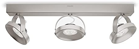 Philips myLiving LED Spot Spur 3-flammig Metall 4.5 W Edelstahl gebürstet 533131716