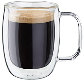 ZWILLING HENCKELS J.A. - Juego de tazas de café expreso doble, transparente