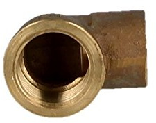 Lötfitting Rotguss Winkel 90° 18 mm x 1/2 i/IG