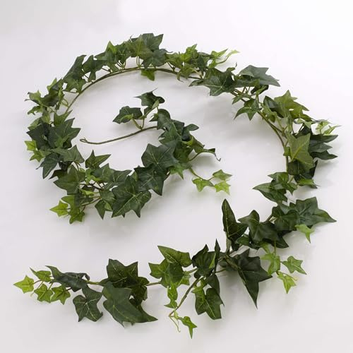 artplants.de Guirlande de Lierre Artificielle Elena, Vert, 180cm | 171 Feuilles - Guirlande de Feuilles artificielles - Feuillage Artificiel