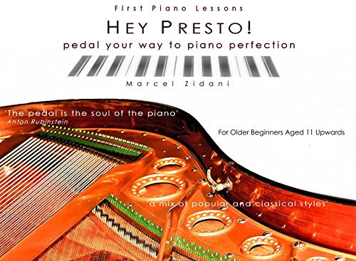 Hey Presto Adult Piano Method and Tutor Beginner Book For Adults And Kids 11+