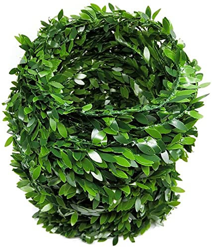 Edera Finta,dancepandas 22,5 Metri Edera Finta per Balconi Pianta Finta Cadente Foglie Finte per Decorazioni Edera Ghirlande Di Nozze Parete Crafts Party Decor Green
