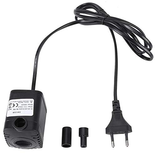 Aquarium Wasserpumpe Tauchpumpe Teichpumpe Aquarienpumpe kleine Tauchpumpe Mini Wasserpumpe für Teich Aquarium(SM-038-EU Plug)