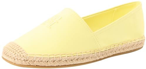 Tommy Hilfiger Dam broderad platt Espadrille Fw0fw07721, Gul gul tulpan, 37 EU